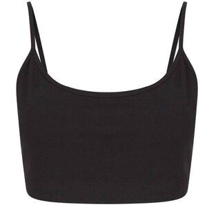 SF Womens/Ladies Sustainable Cropped Camisole / Black